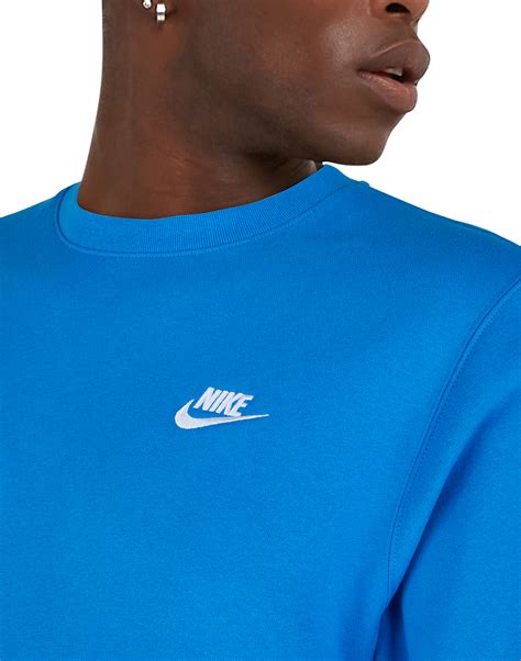 blue Nike sweatshirt